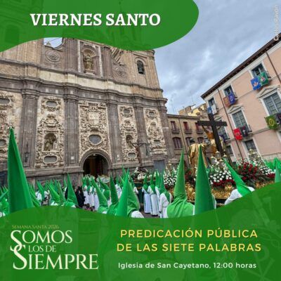 Predicación pública de las Siete Palabras (fotografía de Carlos Pavón).