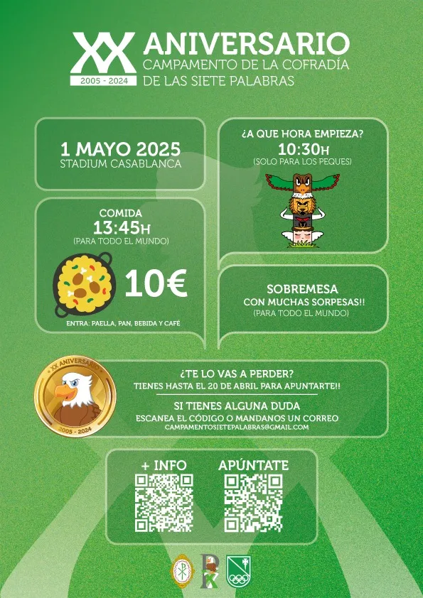 Actividad por el XX aniversario del Campamento