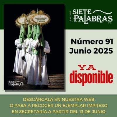 Disponible el nº 91 del boletín informativo «Siete Palabras»