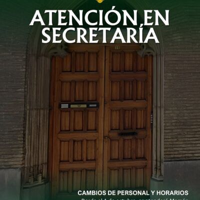 Atención en secretaría
