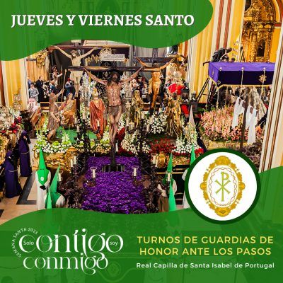 Turnos de guardia de honor ante nuestros pasos