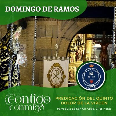Predicación del Quinto Dolor y acto de confraternización con la Cofradía del Prendimiento