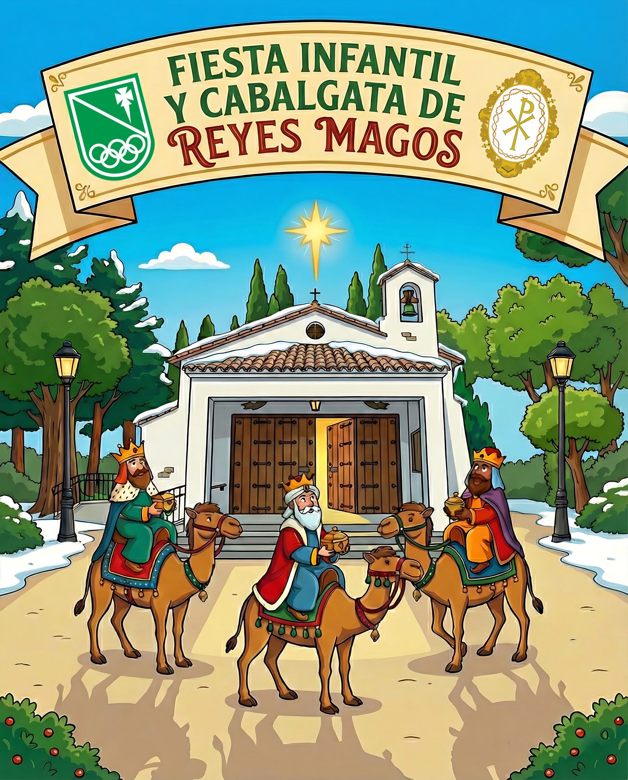 Fiesta infantil y cabalgata de Reyes