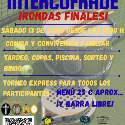 Fiesta final del primer torneo de pádel intercofradías