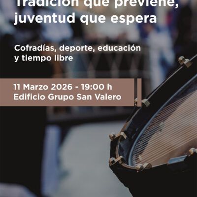 Cofradías, deporte, educación y tiempo libre