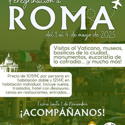 Peregrinación a Roma por el Jubileo 2025