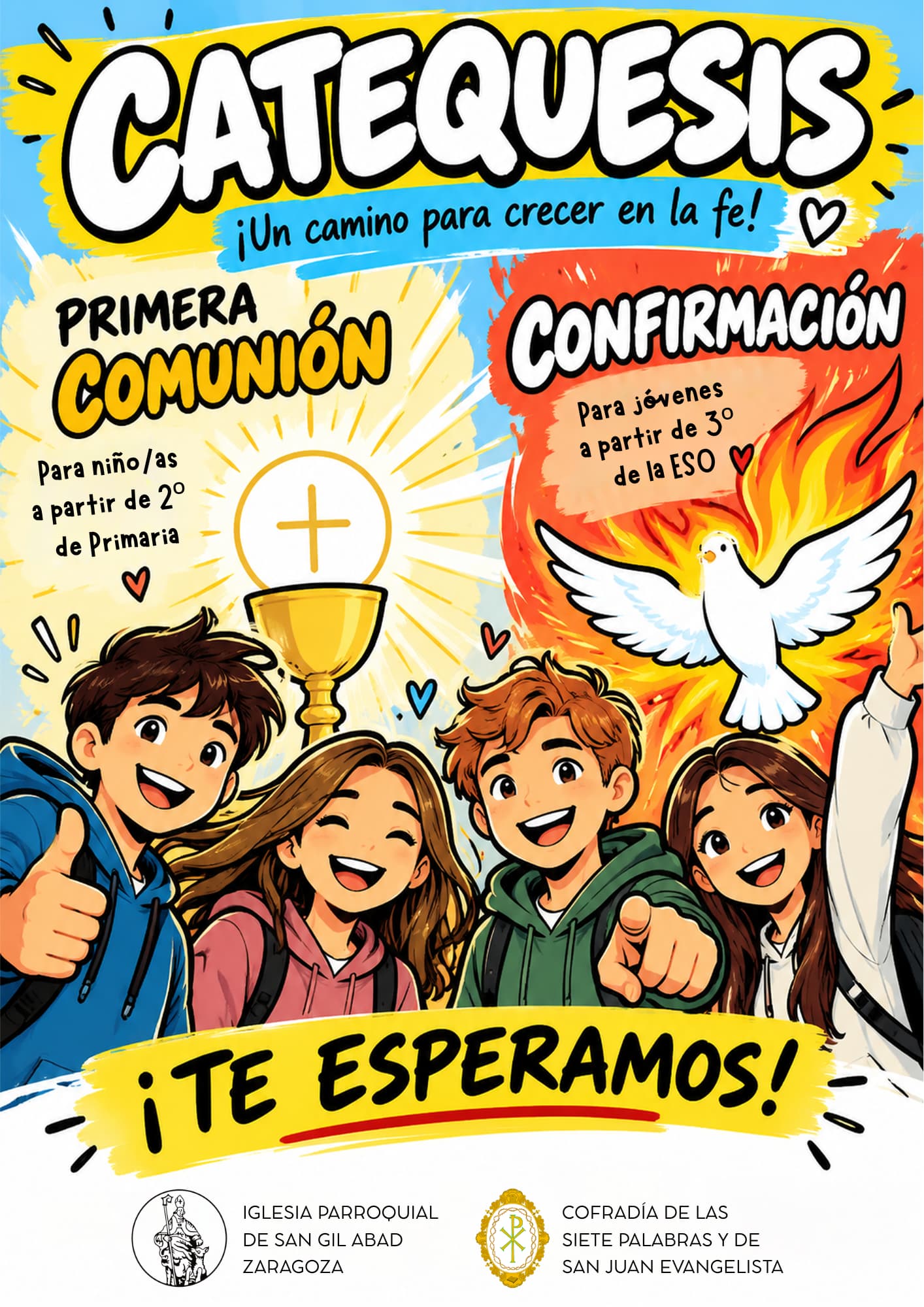 Abierto el plazo de inscripción a la Catequesis de Primera Comunión y Confirmación