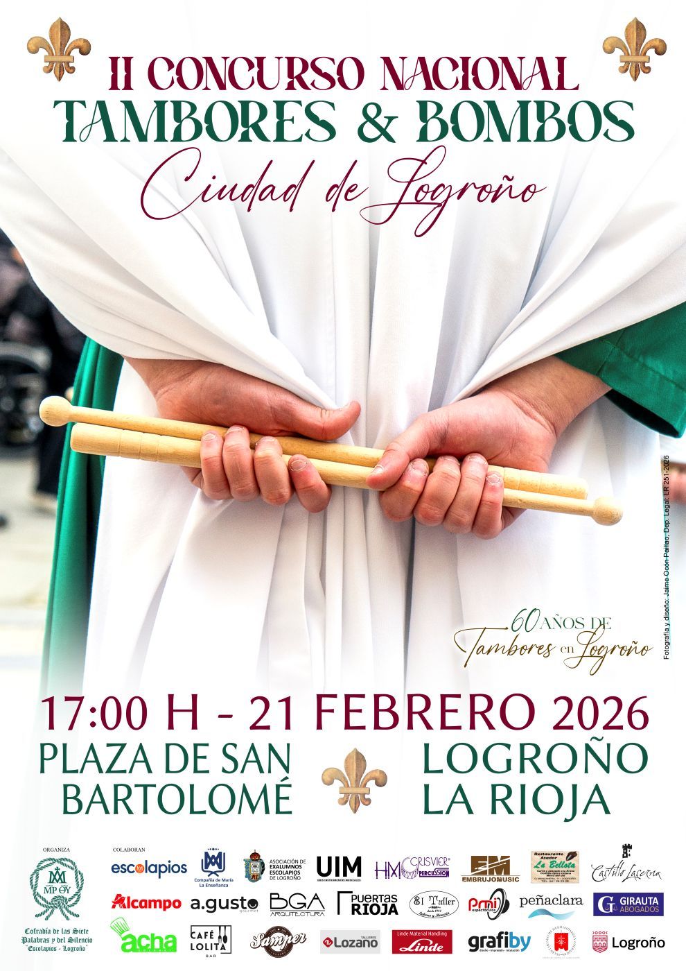 La Cofradía en el II Concurso Nacional de Tambores y Bombos «Ciudad de Logroño»