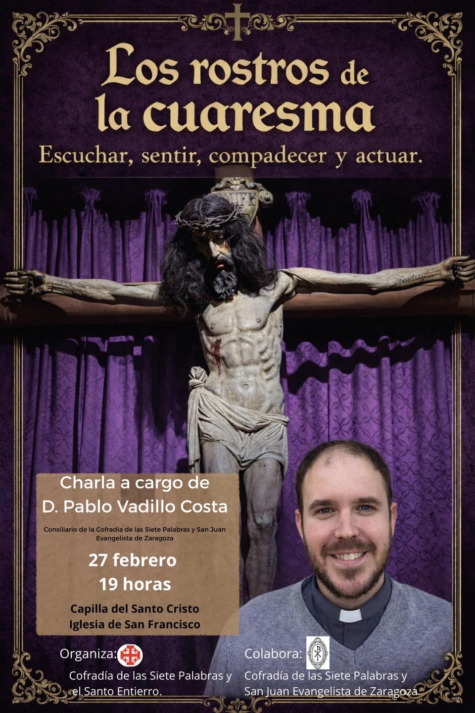 Charla cuaresmal de nuestro Consiliario en Tarazona