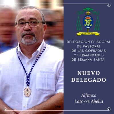 Alfonso Latorre Abella nombrado Delegado Episcopal de Pastoral de las Cofradías y Hermandades de Semana Santa