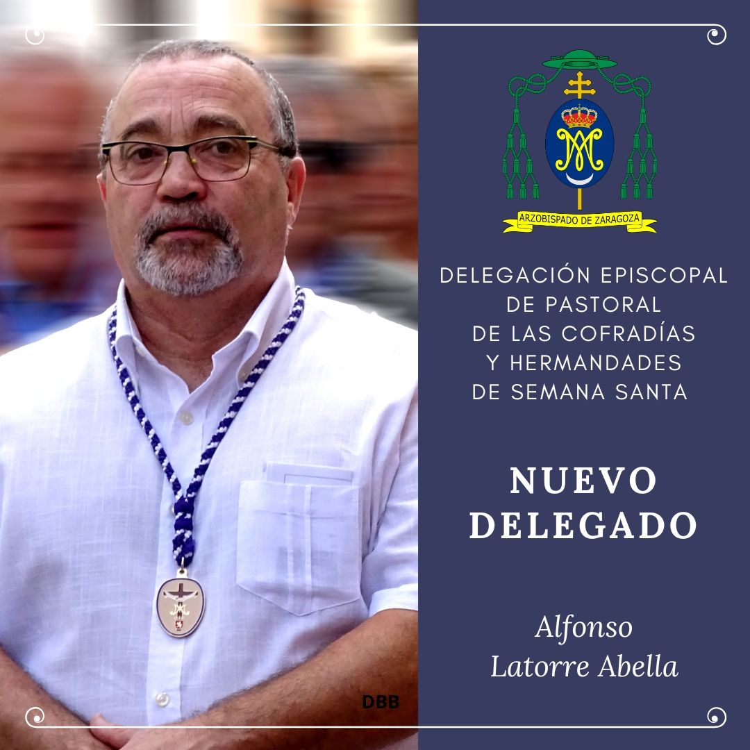 Alfonso Latorre Abella nombrado Delegado Episcopal de Pastoral de las Cofradías y Hermandades de Semana Santa