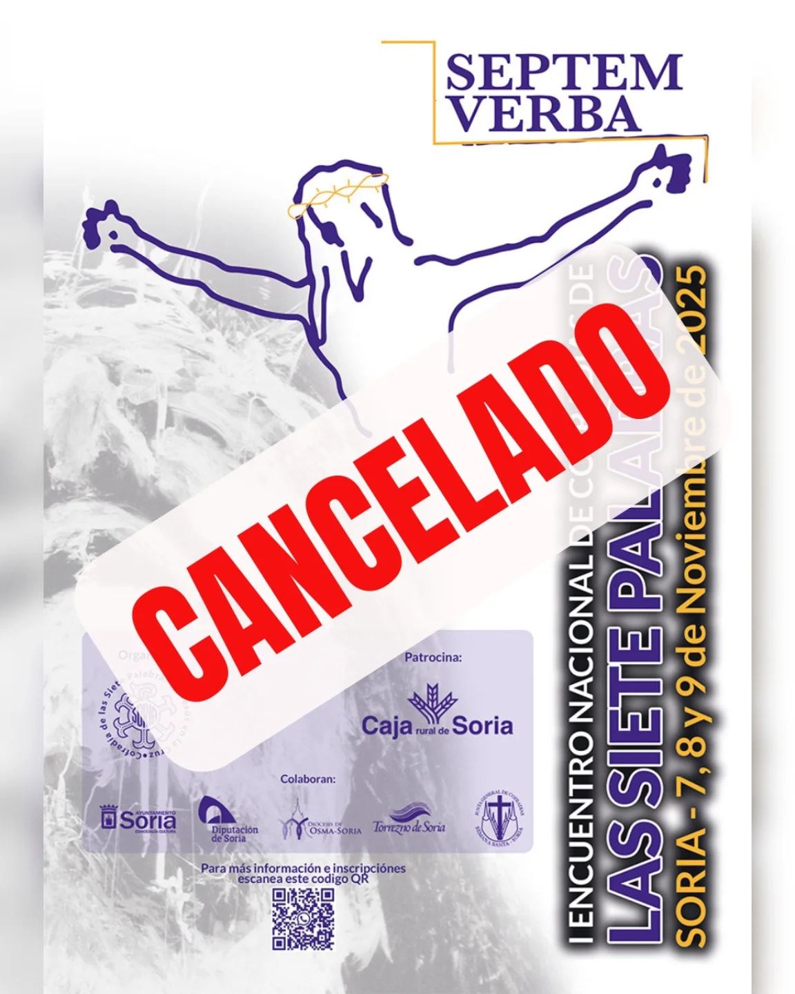 Cancelada la celebración del primer Encuentro Nacional de cofradías de las Siete Palabras