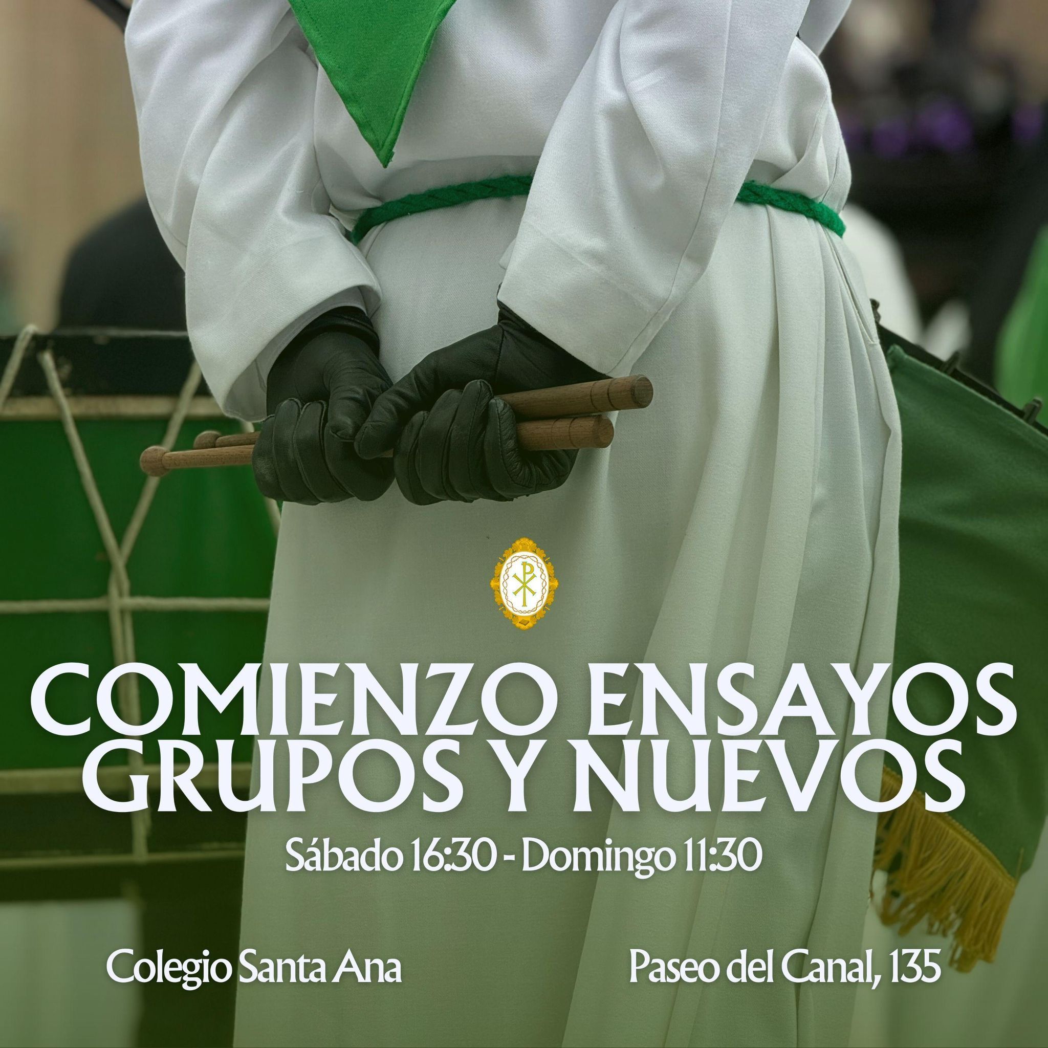 Comienzo de ensayos de Grupos y de nuevos miembros de la Sección de Instrumentos