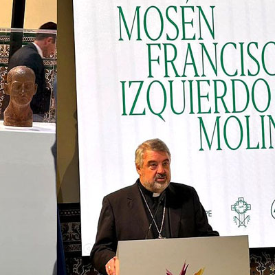 Exposición Mosén Francisco: Inauguración el día 19 por parte del arzobispo de Zaragoza, monseñor Carlos Escribano