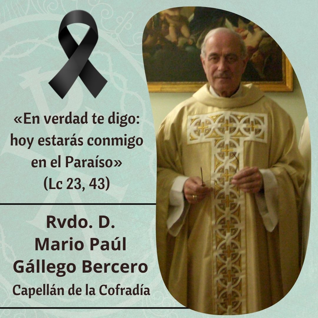 Fallecimiento de nuestro capellán D. Mario