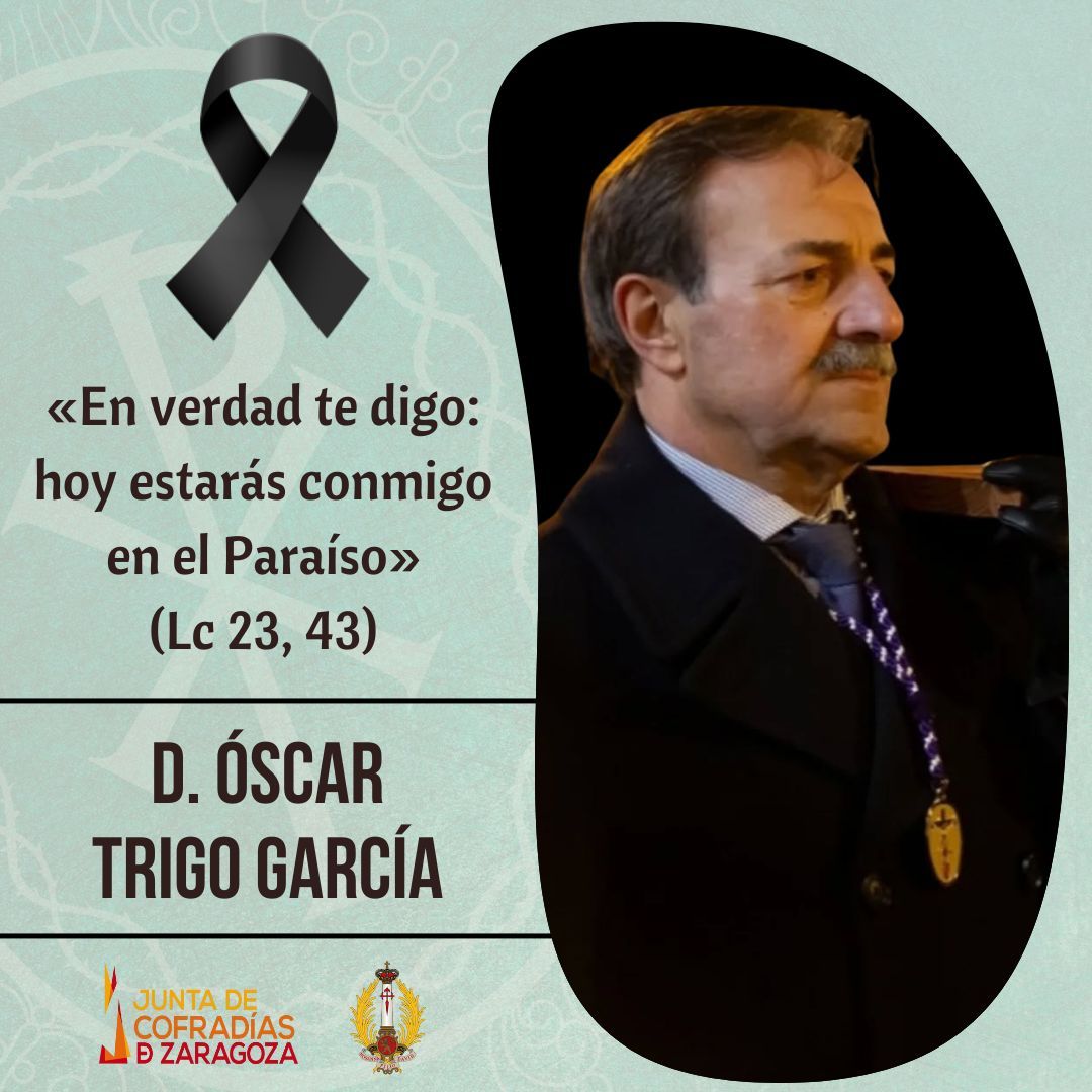 Condolencia pública por el fallecimiento de Óscar Trigo García