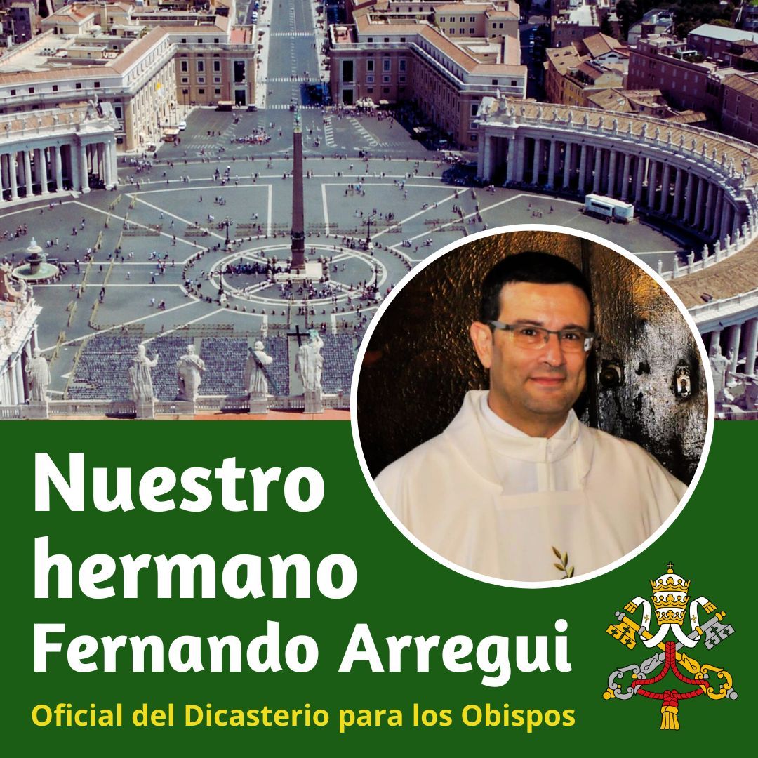 Nuestro hermano Fernando Arregui ha sido nombrado oficial del Dicasterio para los Obispos