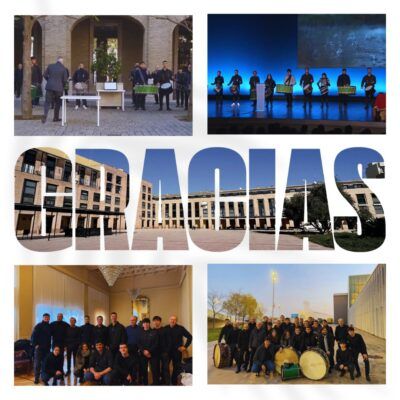 Nuestros instrumentos sonaron en los actos de homenaje al dispositivo aragonés que ayudó en Catarroja.