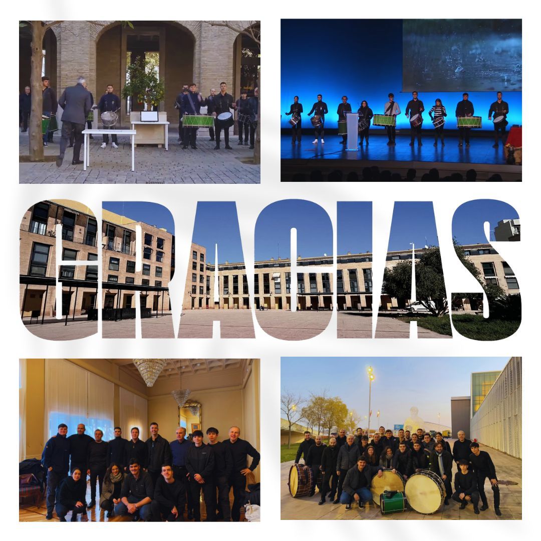 Nuestros instrumentos sonaron en los actos de homenaje al dispositivo aragonés que ayudó en Catarroja.