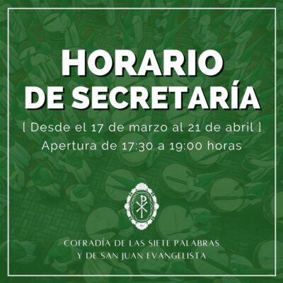 Cambio en el horario de Secretaría 2025