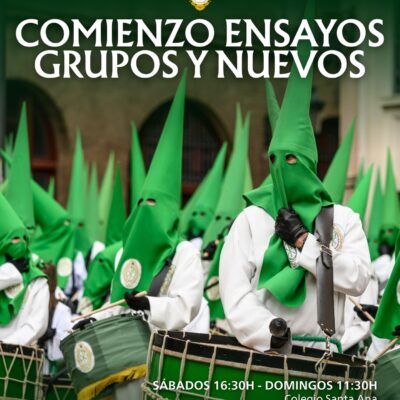 Comienzo de los ensayos de grupos y nuevos en la Sección de Instrumentos