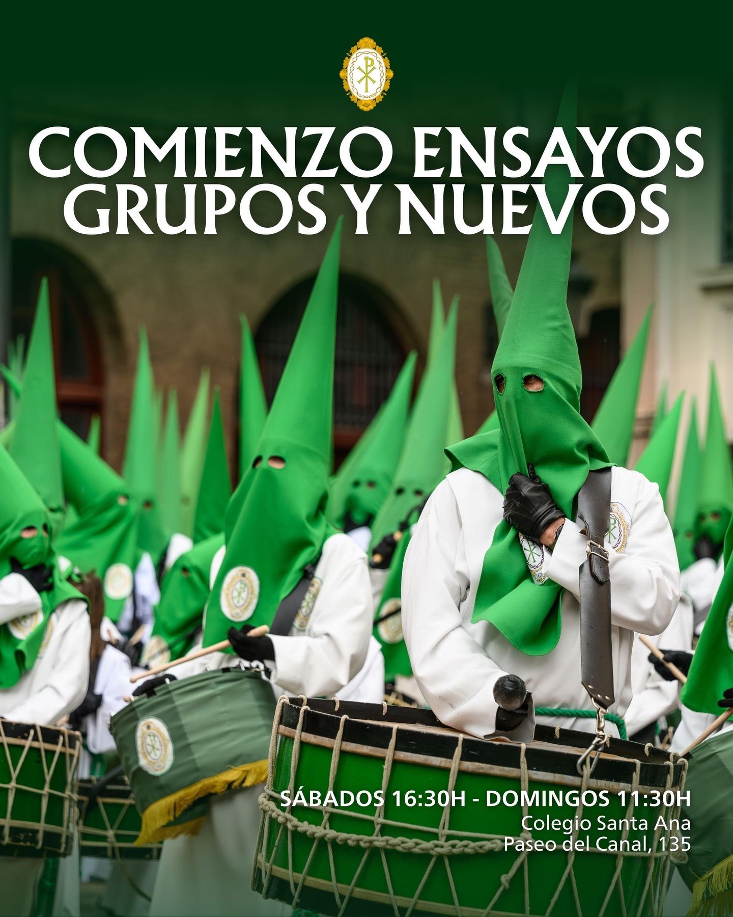 Comienzo de los ensayos de grupos y nuevos en la Sección de Instrumentos