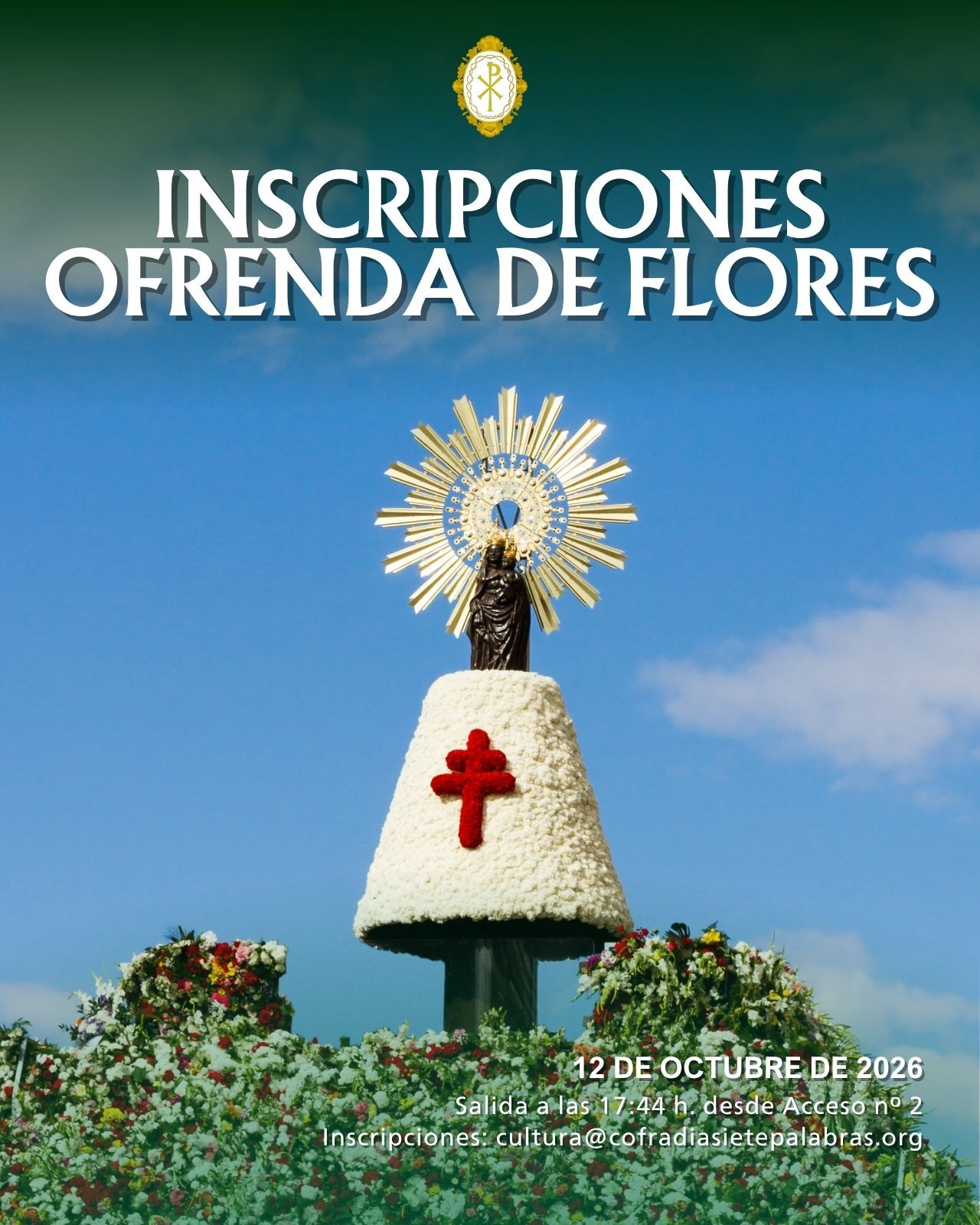 Inscripciones a la Ofrenda de Flores