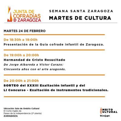 Primera sesión de las Jornadas Culturales de la Junta Coordinadora