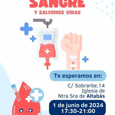 Jornada de donación de sangre en la Parroquia de Altabás