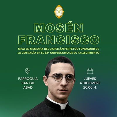 Misa en memoria de mosén Francisco