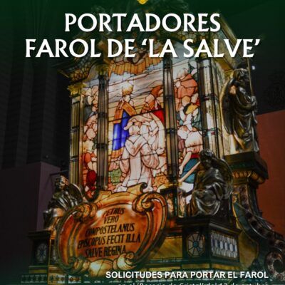 Portadores del farol de 'La Salve' (fotografía de DBB).