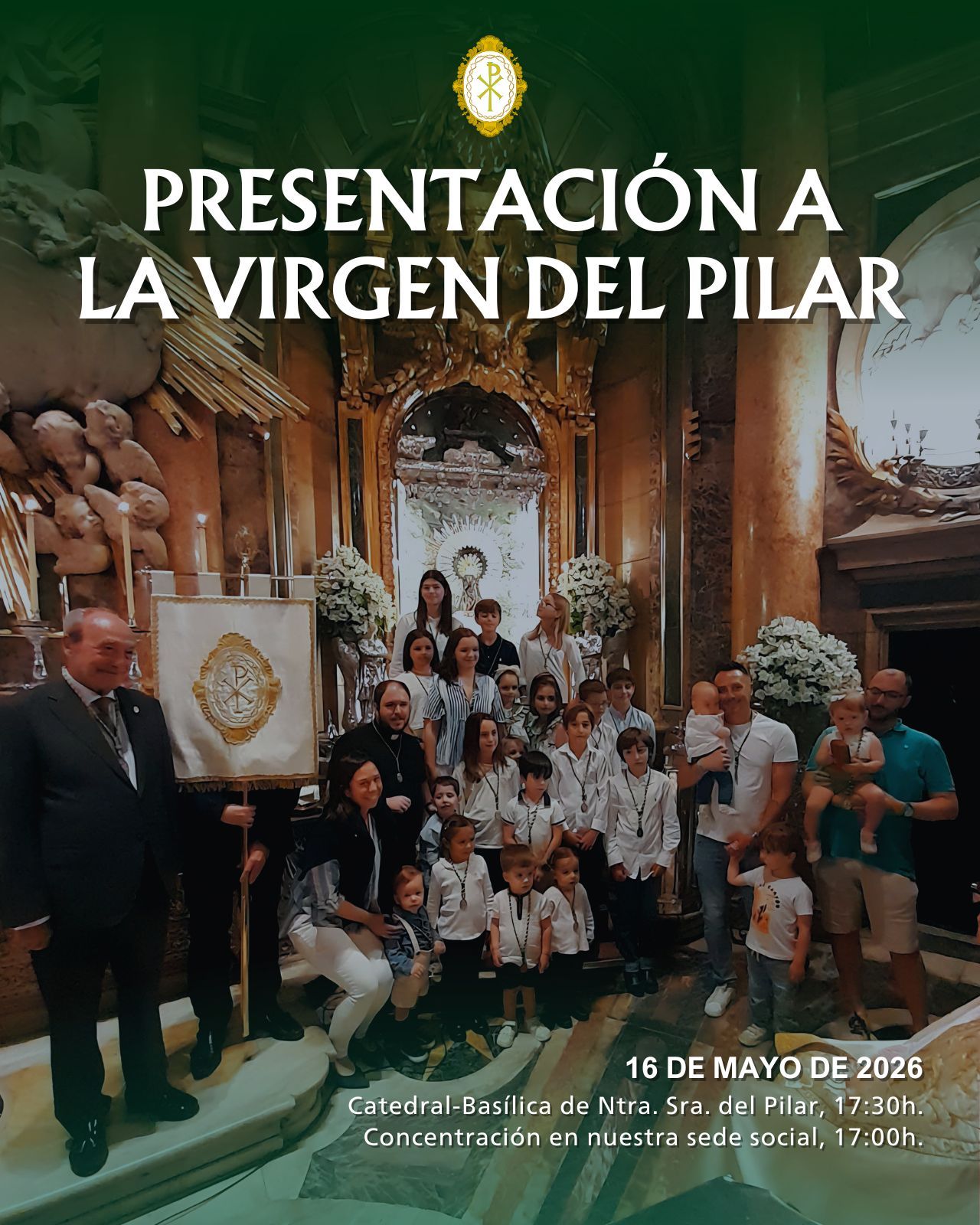 Presentación infantil a Nuestra Señora del Pilar
