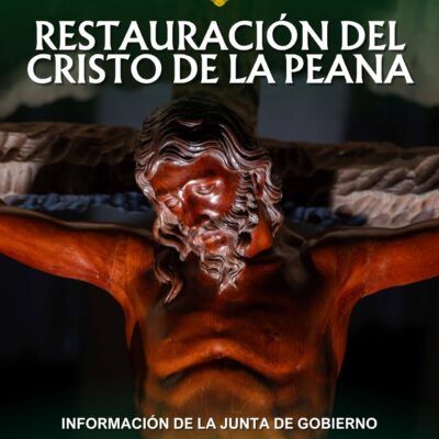 Restauración del ‘Cristo de la Peana’