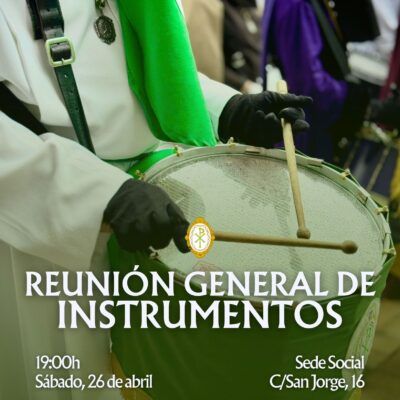 Reunión de la Sección de Instrumentos post-Semana Santa 2025