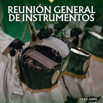 Reunión post-Semana Santa de la Sección de Instrumentos
