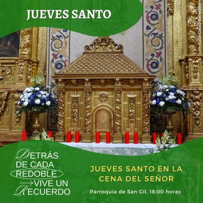 Jueves Santo en la Cena del Señor y Hora Santa en nuestra Parroquia