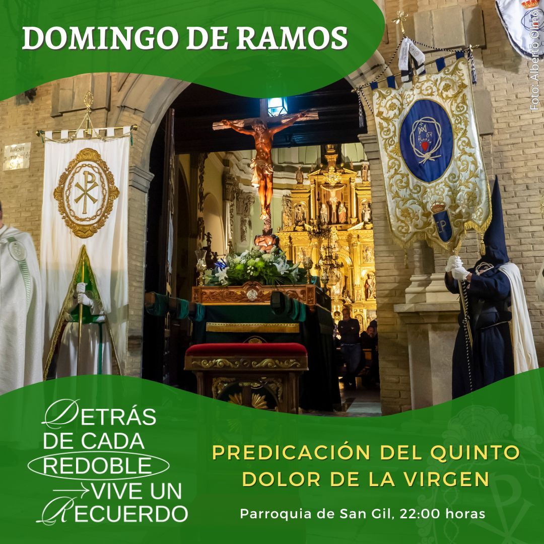 Predicación del Quinto Dolor y acto de confraternización con la Cofradía del Prendimiento