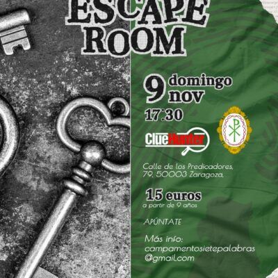 Apúntate el Escape Room organizado por el Grupo de Monitores del Campamento