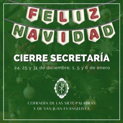 Cierre de Secretaría Navidad