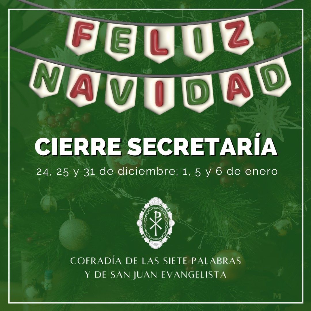 Cierre de Secretaría Navidad