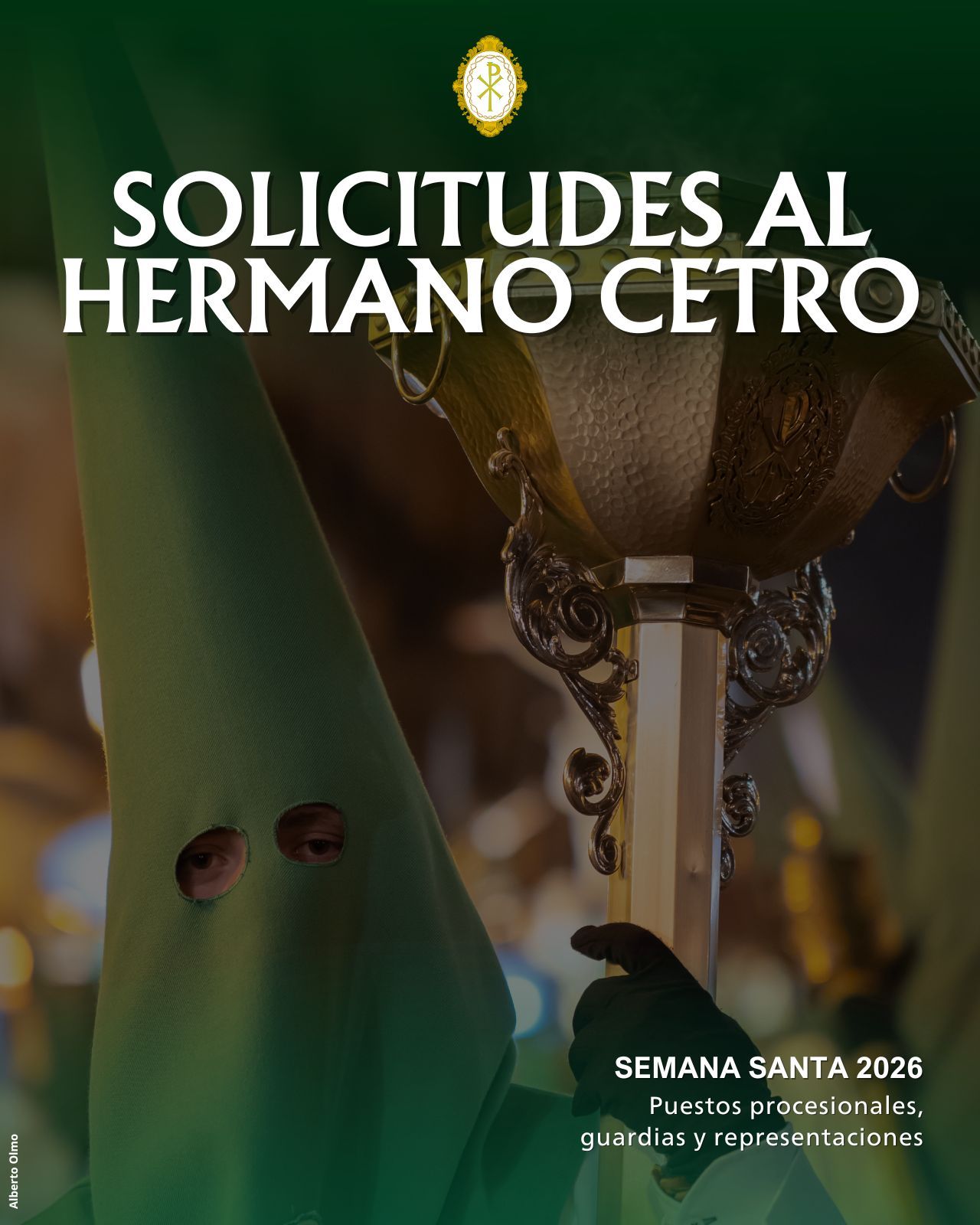 Solicitudes al hermano Cetro para la Semana Santa 2026
