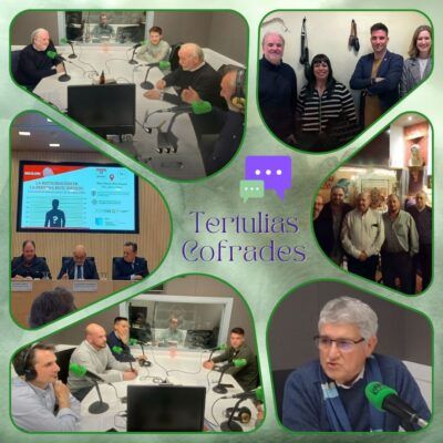 Amplia representación de hermanos de la Cofradía en tertulias cofrades