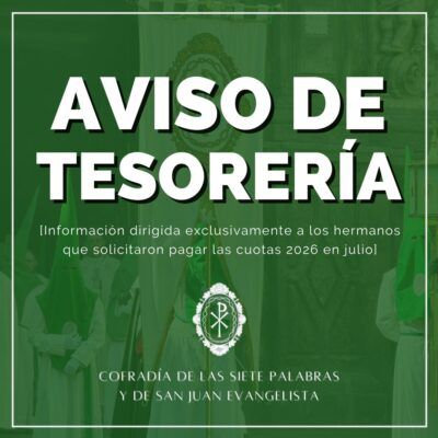 Información a los hermanos que solicitaron pagar la cuota anual en el mes de julio