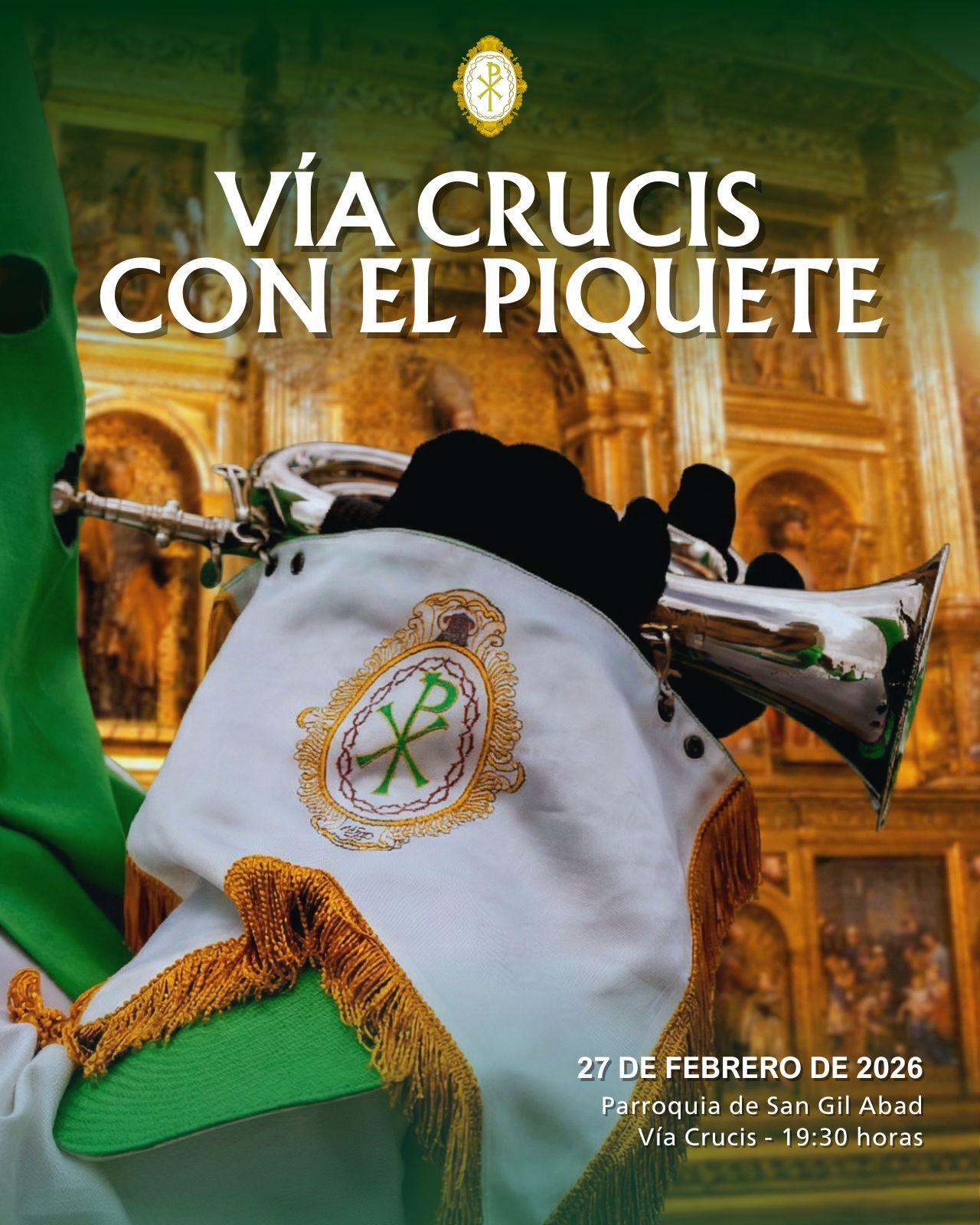 Vía Crucis con el Piquete de Honor