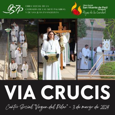 La Cofradía celebró un Vía Crucis en el Centro Social «Virgen del Pilar»