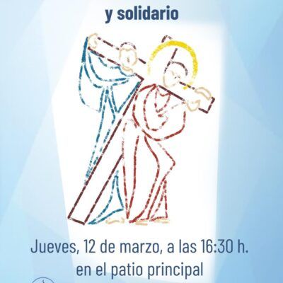 Viacrucis solidario en el Colegio Santo Domingo de Silos